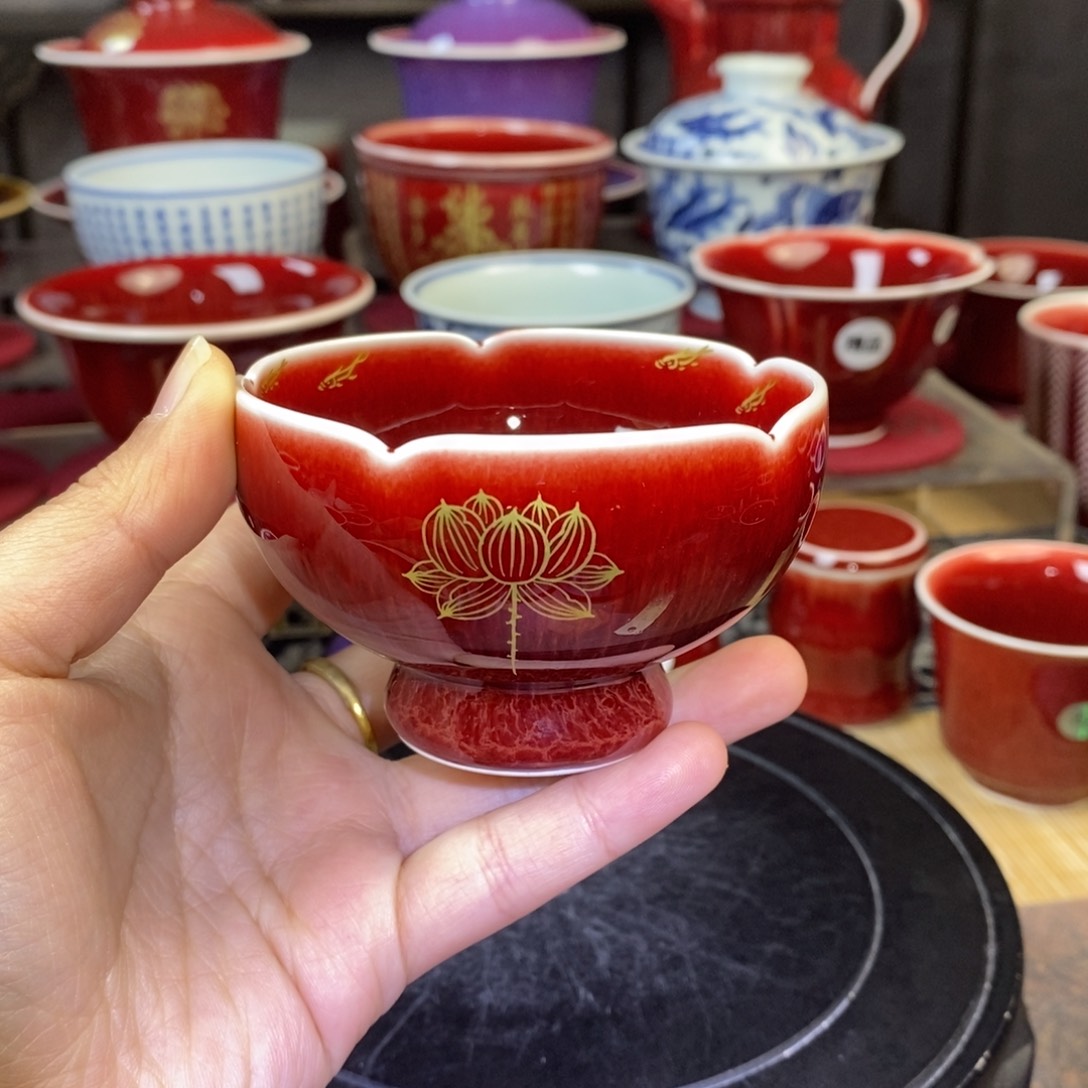 【闪购商品】景德镇名陶坊原矿郎红