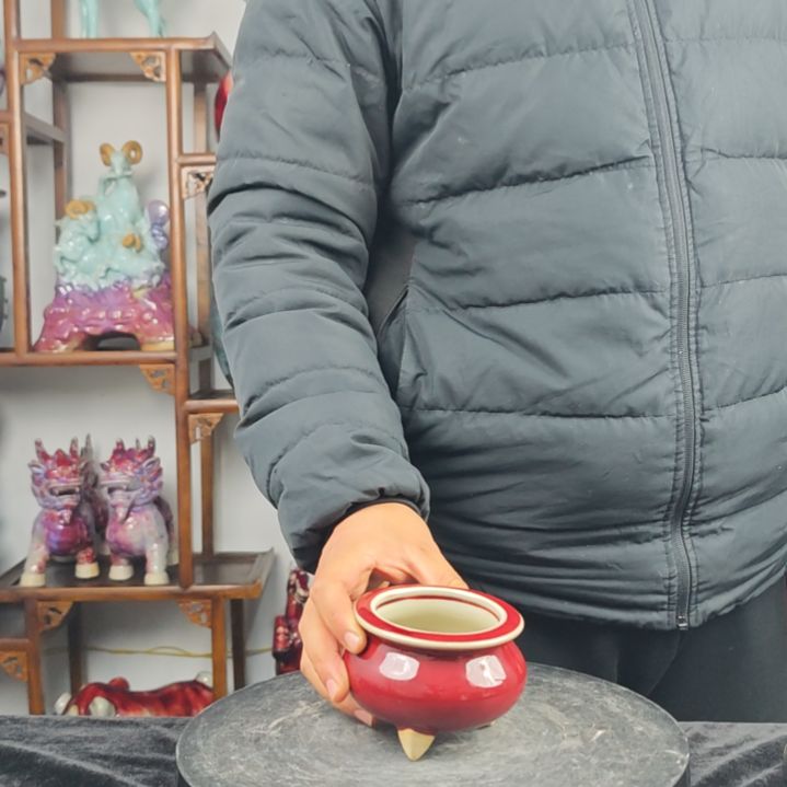 摆件神后镇钧瓷摆件