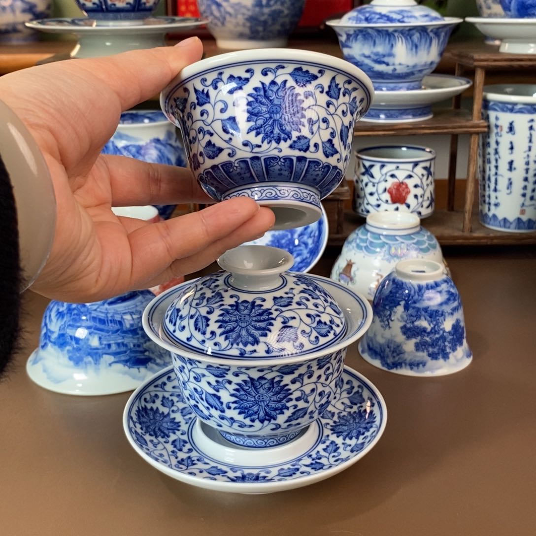 景德镇陶瓷手工手绘