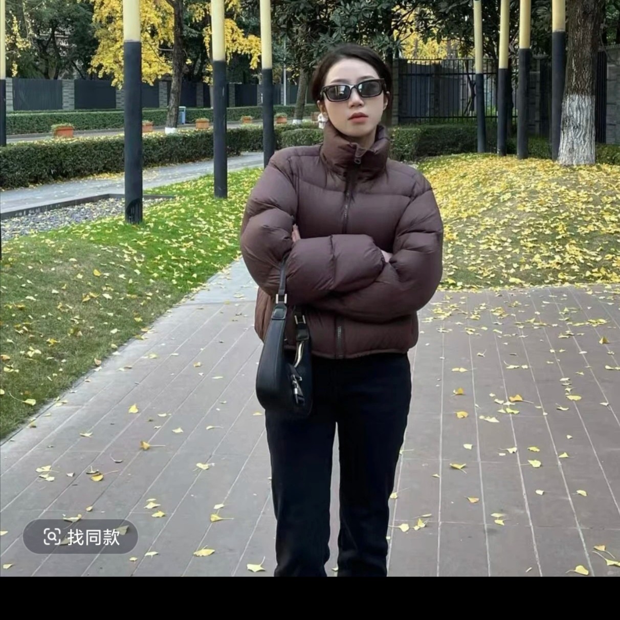 冬季新短款羽绒服，豆