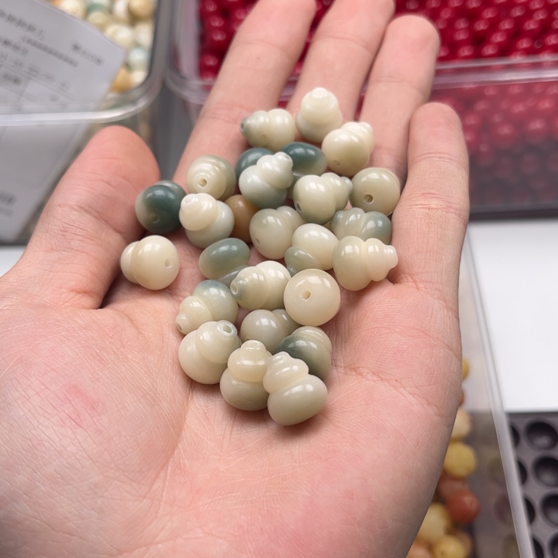 【闪购商品】白玉菩提吊坠a12/6+5颗葫芦