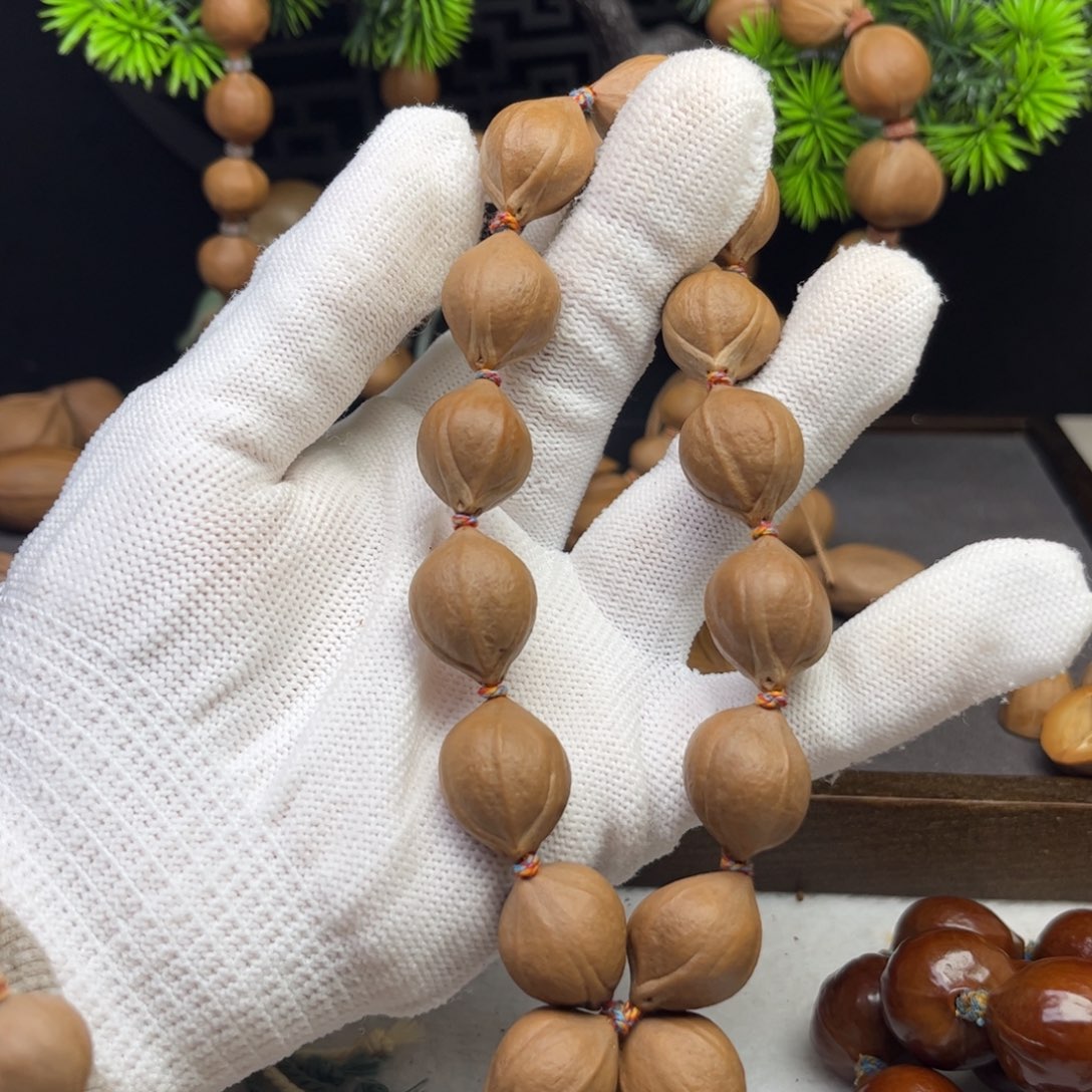 手串/手链橄榄核小**信1.5*1.9三花铁核