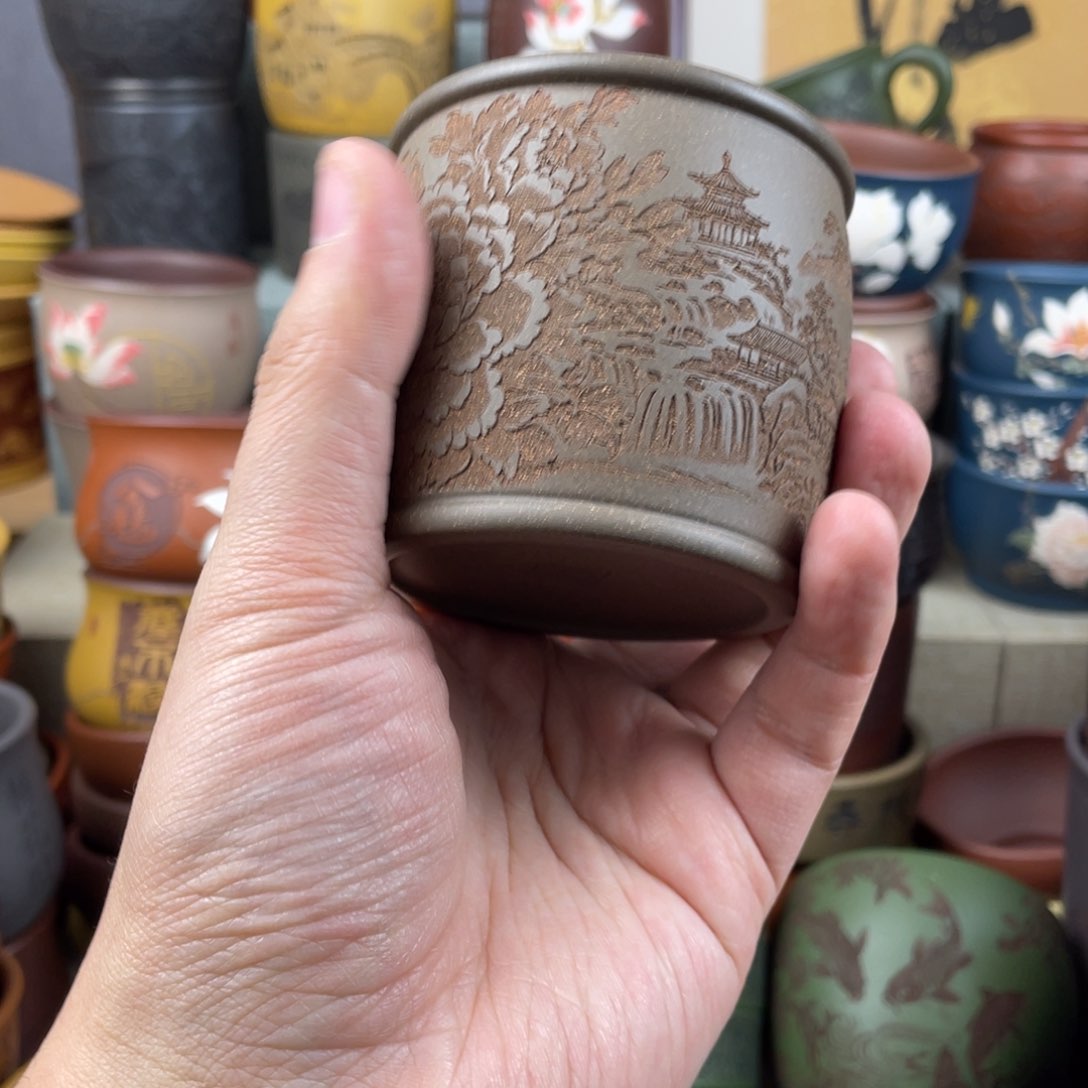 紫砂茶杯紫砂茶杯