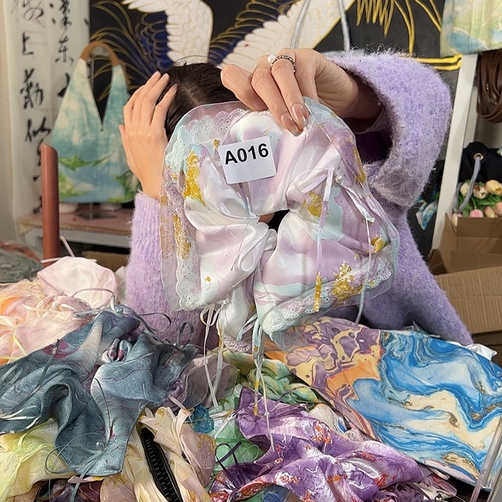 萌***舟016蕾丝发圈不退不换