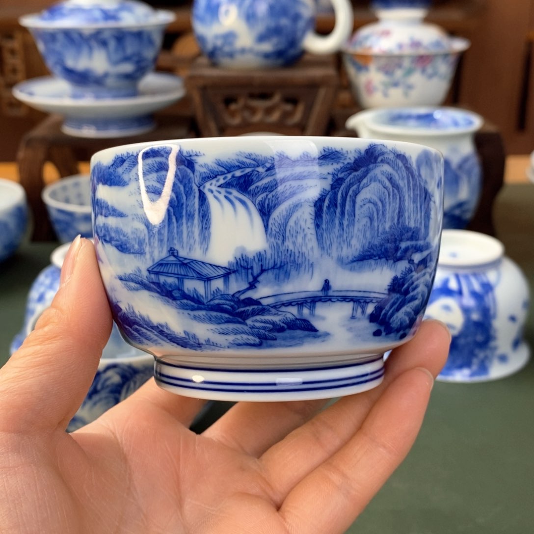 杯景德镇陶瓷手工手绘