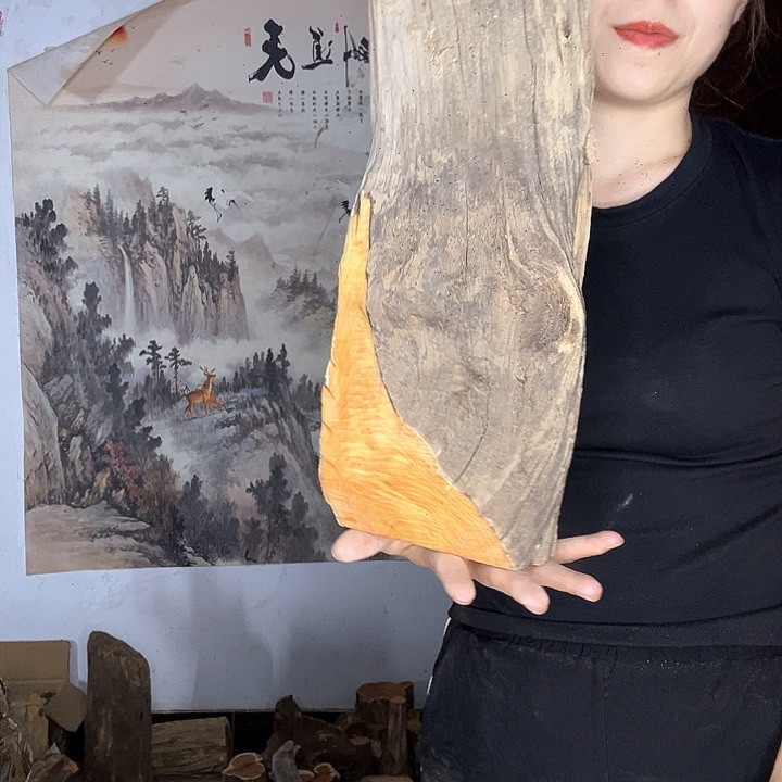 木峰**转太行崖柏摆件