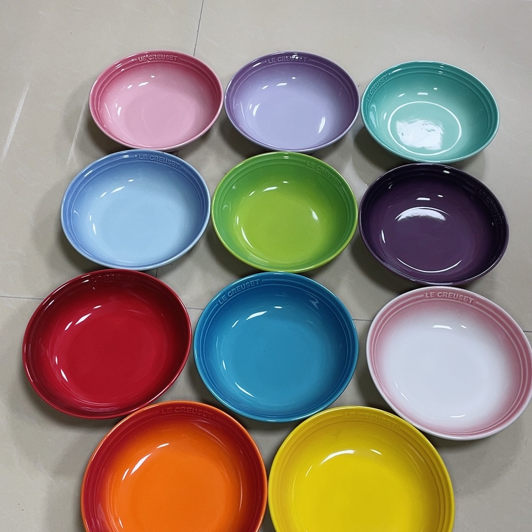 瓷片微瑕陶瓷餐具家用 三个精品7寸