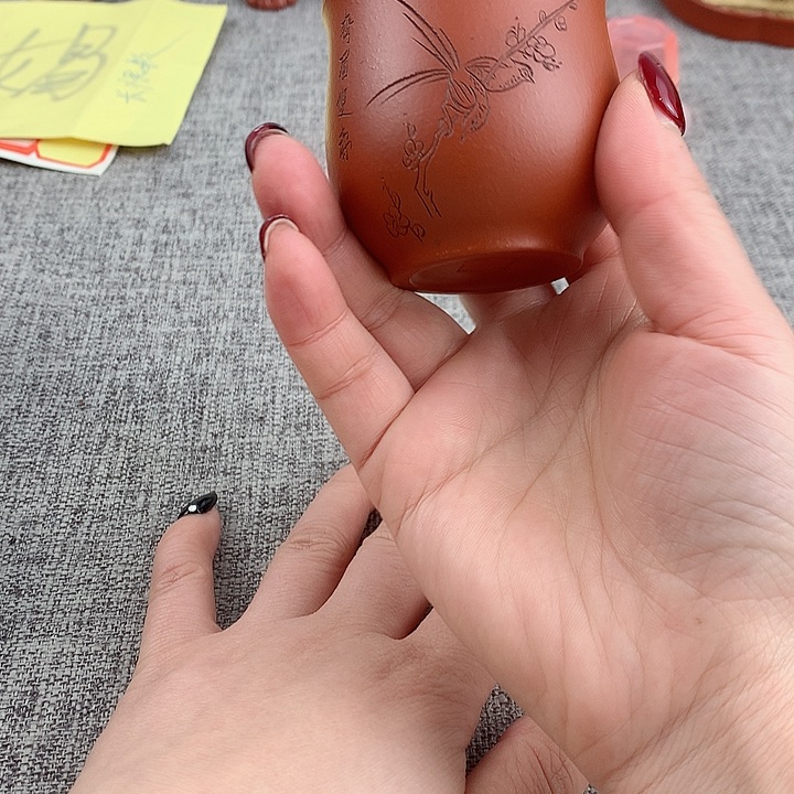 紫砂茶杯高端主人杯
