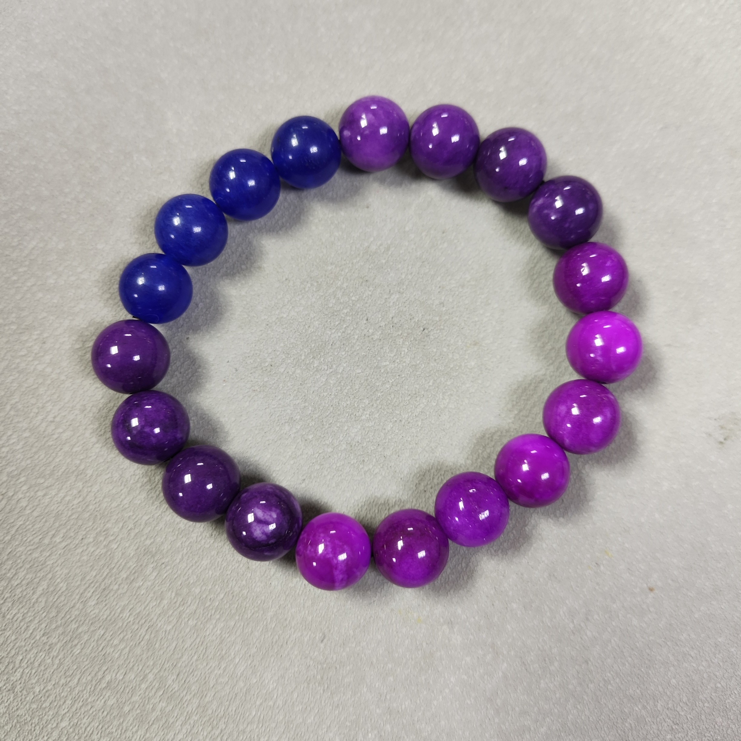 A402号8mm精品三色卡8mm圆珠手串