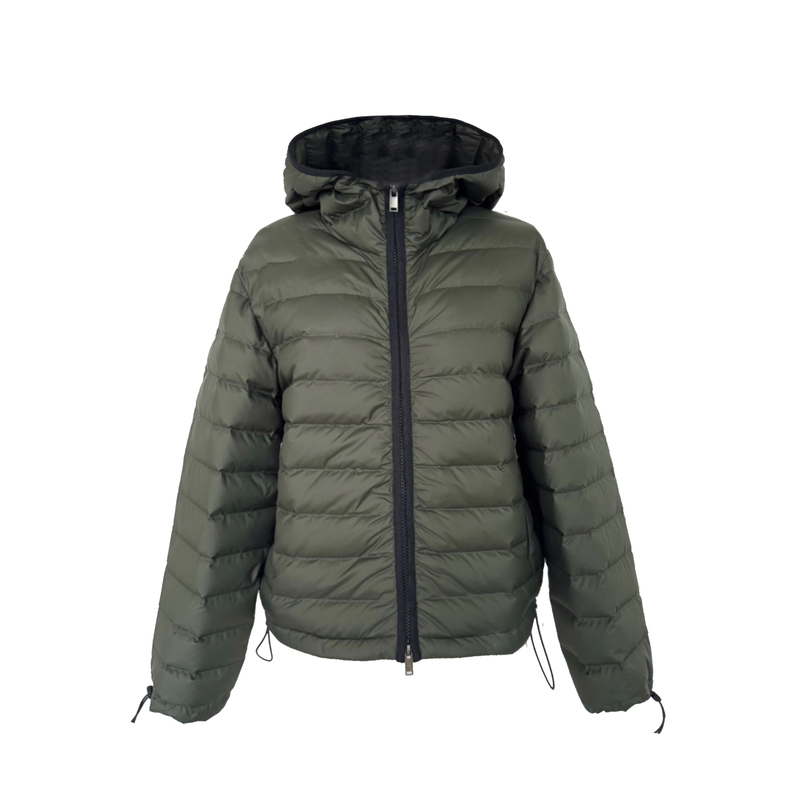 LIL SIS 拉链连帽排骨羽绒服