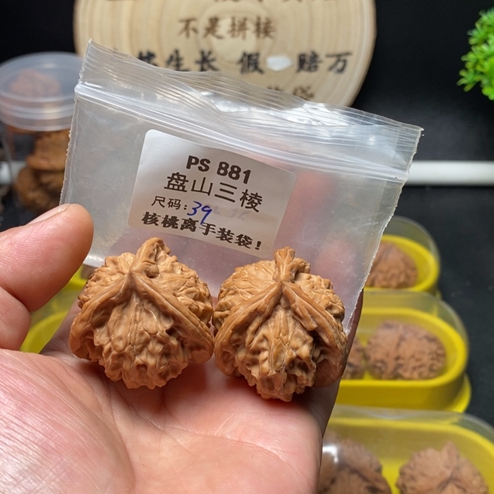 L***Y文玩核桃吊坠Ps881盘山39