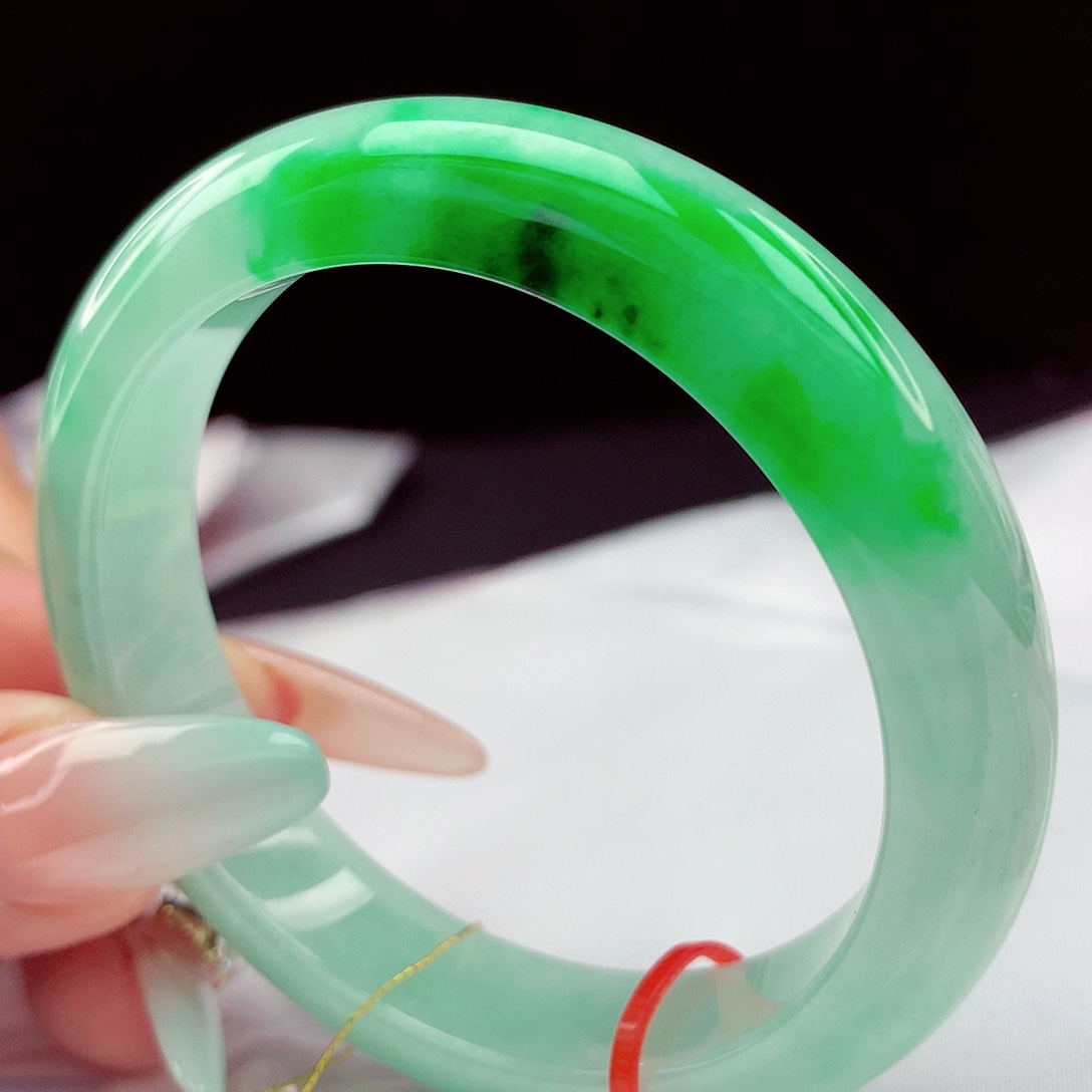 未镶嵌手镯翡翠52圈901