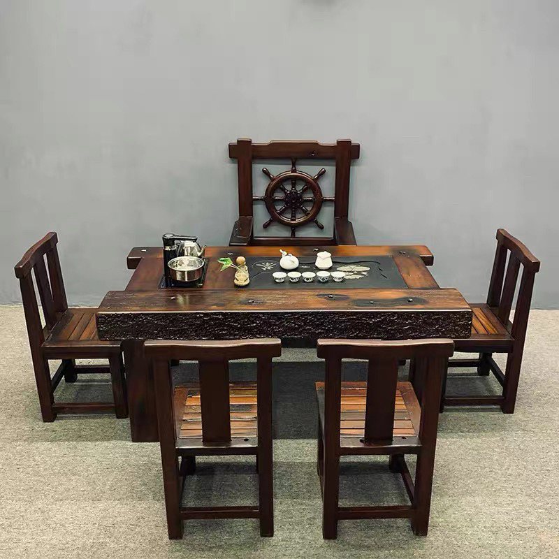 实木茶桌椅组合新中式客厅办公室泡茶台茶桌茶台