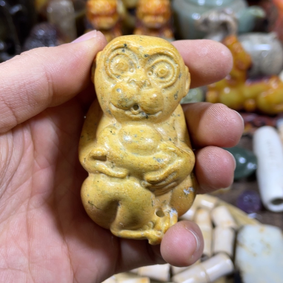 和田玉吊坠(不含链)未镶嵌