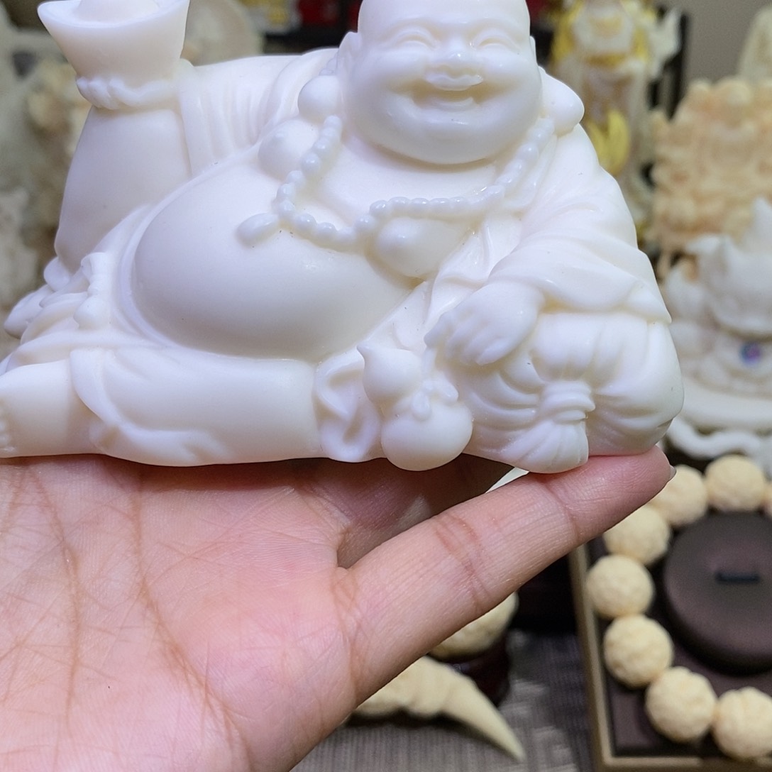 菩提根/象牙果吊坠象牙果元宝布袋弥勒