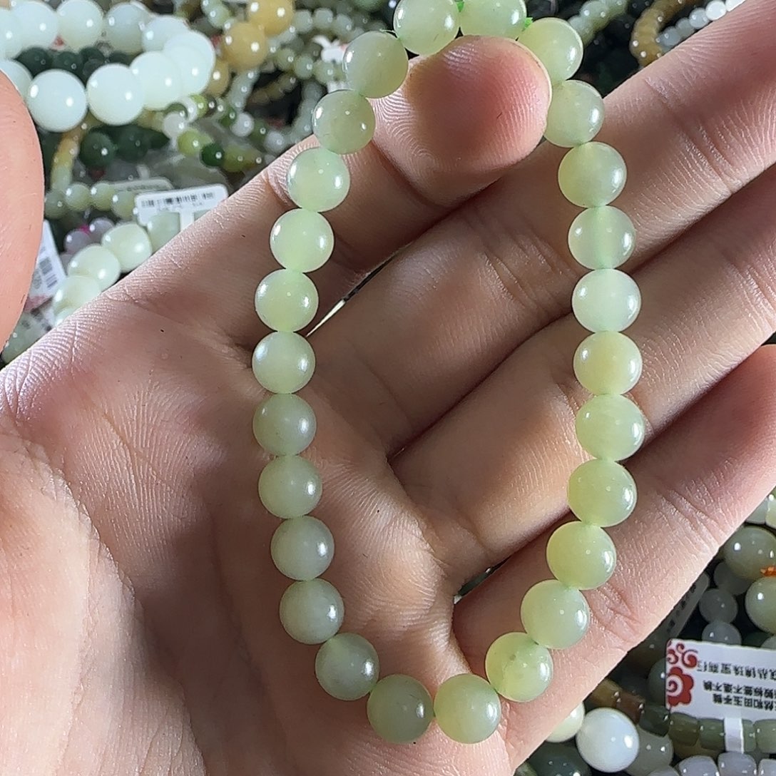 和田玉手链未镶嵌169