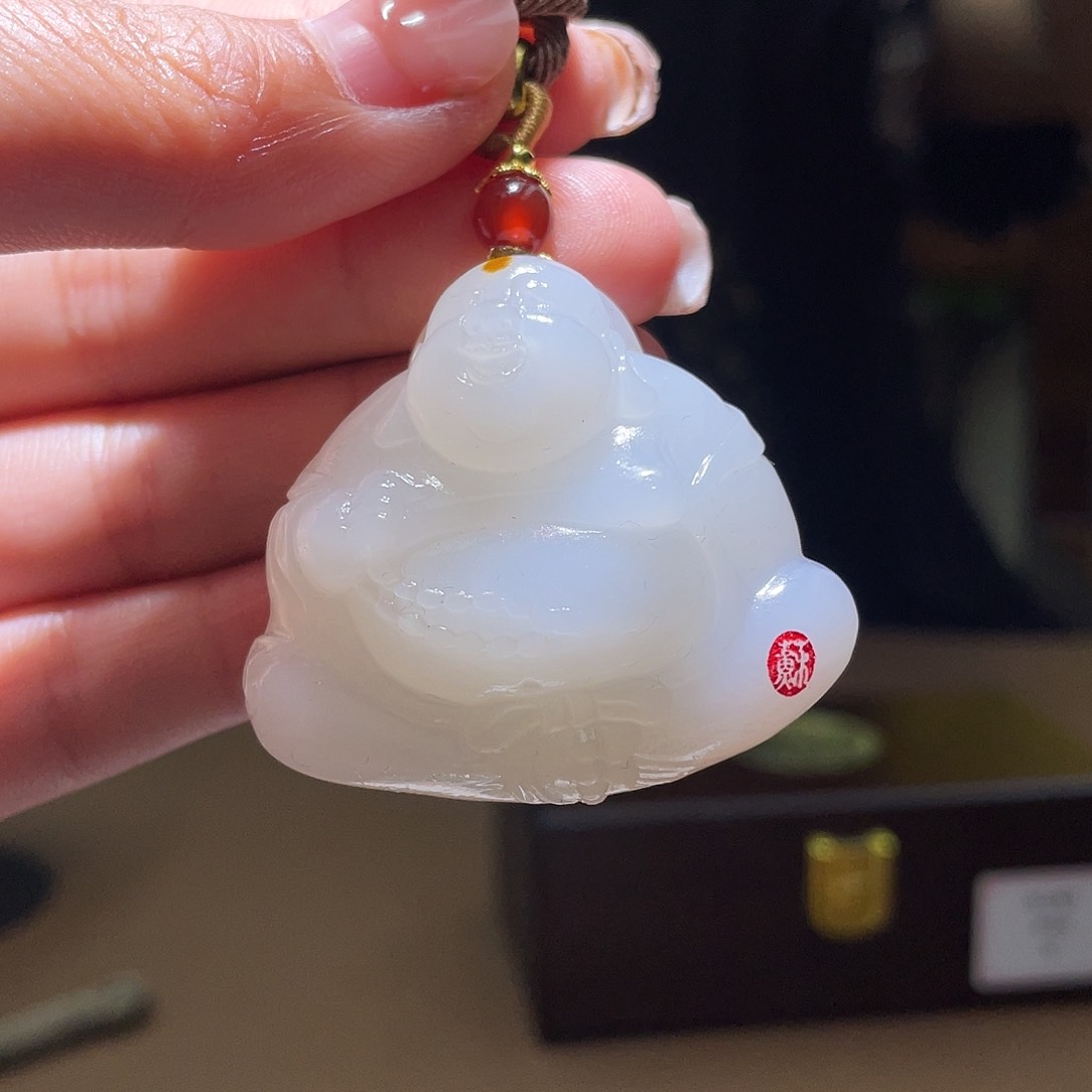 和田玉未镶嵌颈饰D2