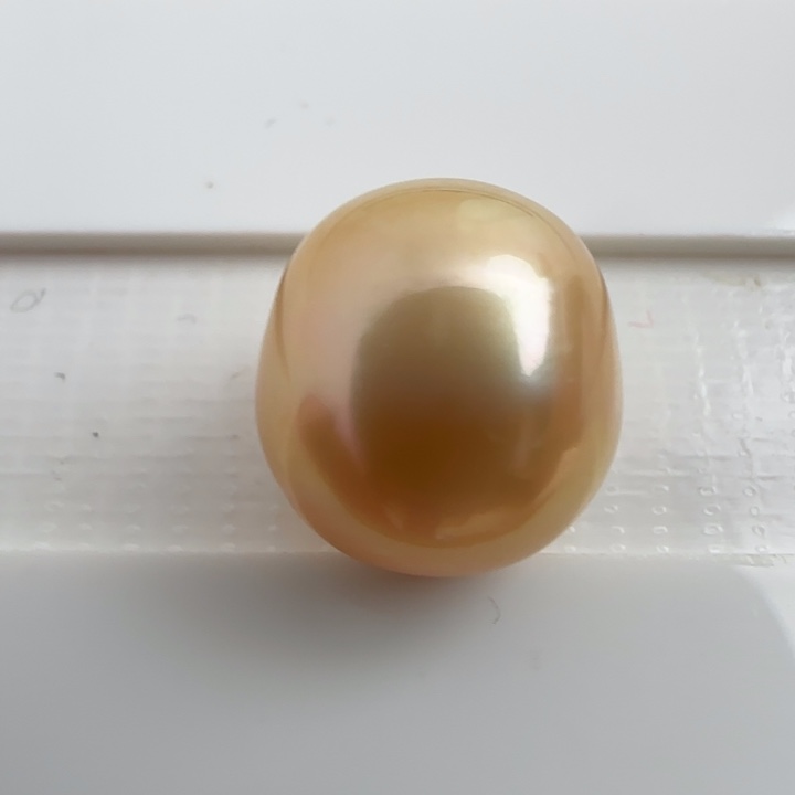 海水珍珠裸珠天然金珠11.7-12.7 不鉴赏 可定制