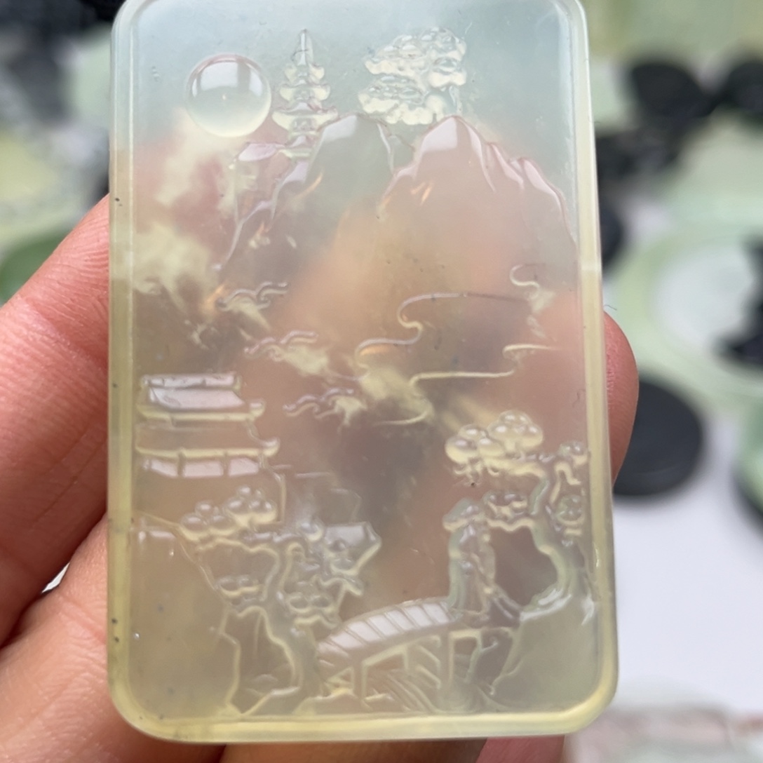 蛇纹石玉未镶嵌其他挂件