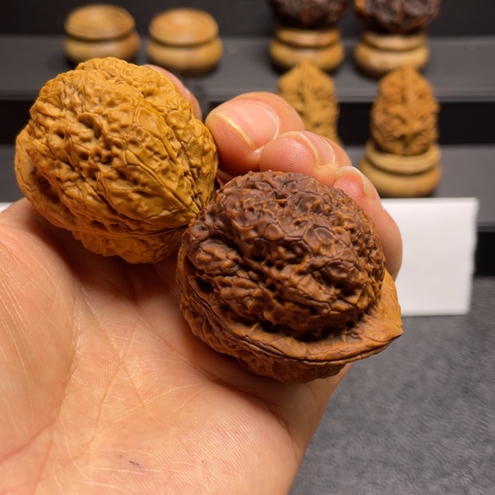 吊坠文玩核桃F龙脊蟾42