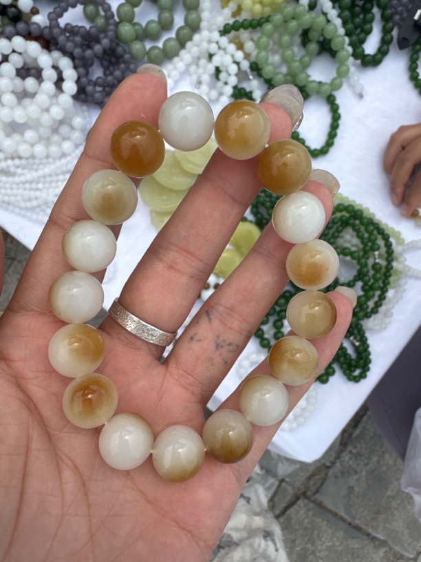 高端精品糖白手串