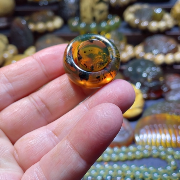 琥珀手链未镶嵌天然