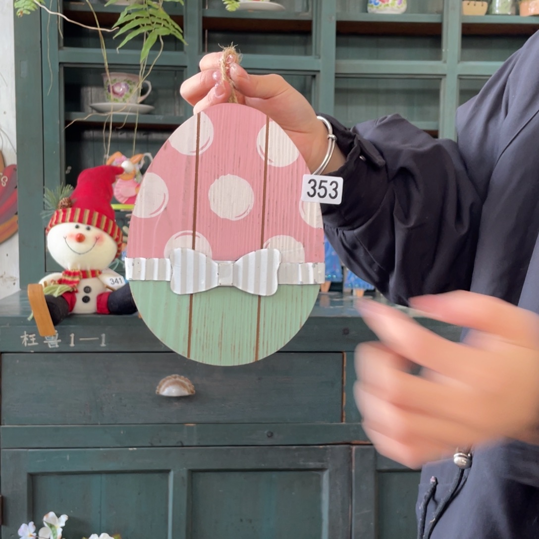 木质圣诞月福老货玩具默认微瑕