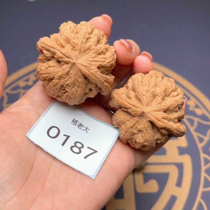 文玩核桃把件47大粗筋