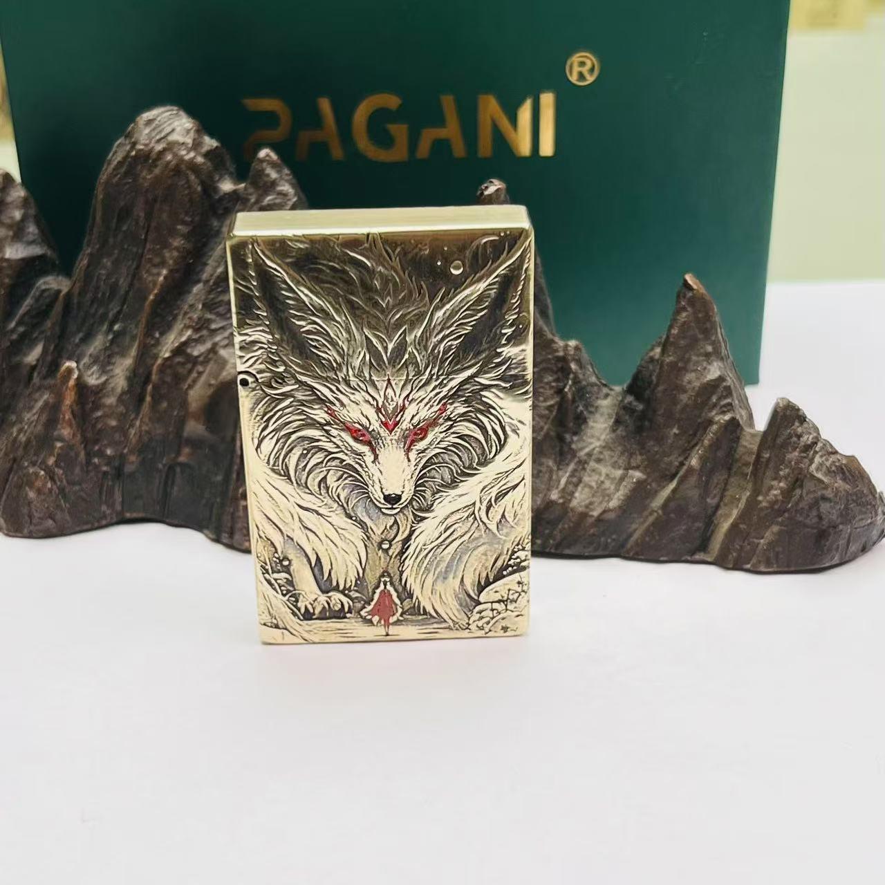 帕伽尼 黄铜 前世今生 手工填彩 3500 打火机