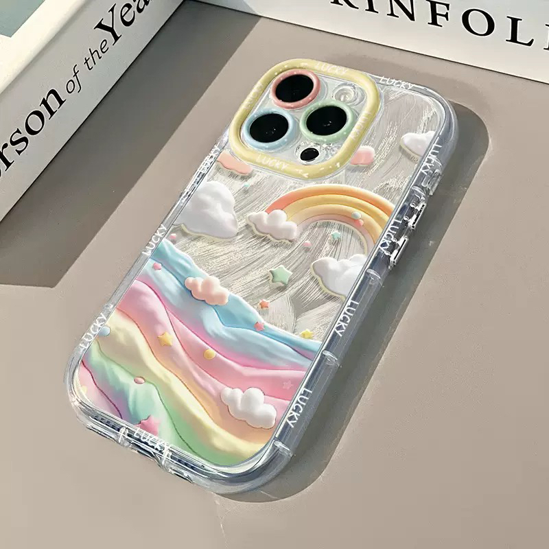 云朵适用iPhone16promax手机壳苹果15奶油羽纱全包11超薄