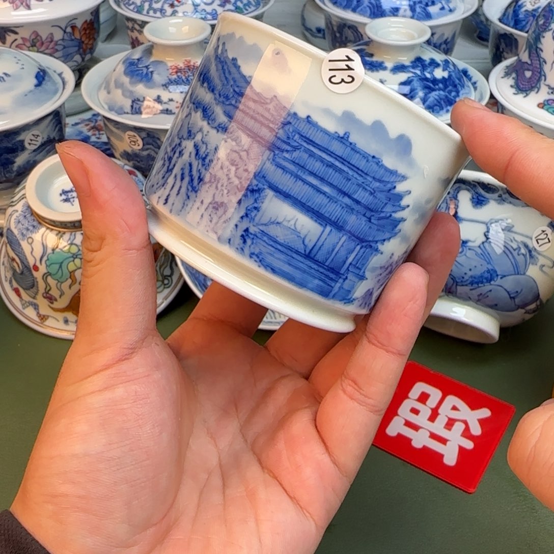 彦祖纯手工手绘茶具113