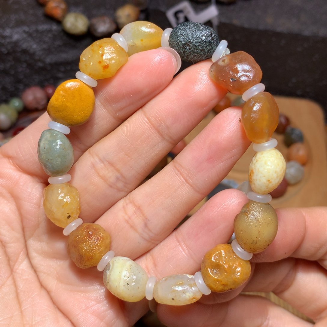 未镶嵌玛瑙/玉髓珠宝半成品