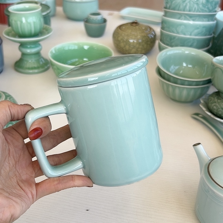 小米茶器龙泉青瓷