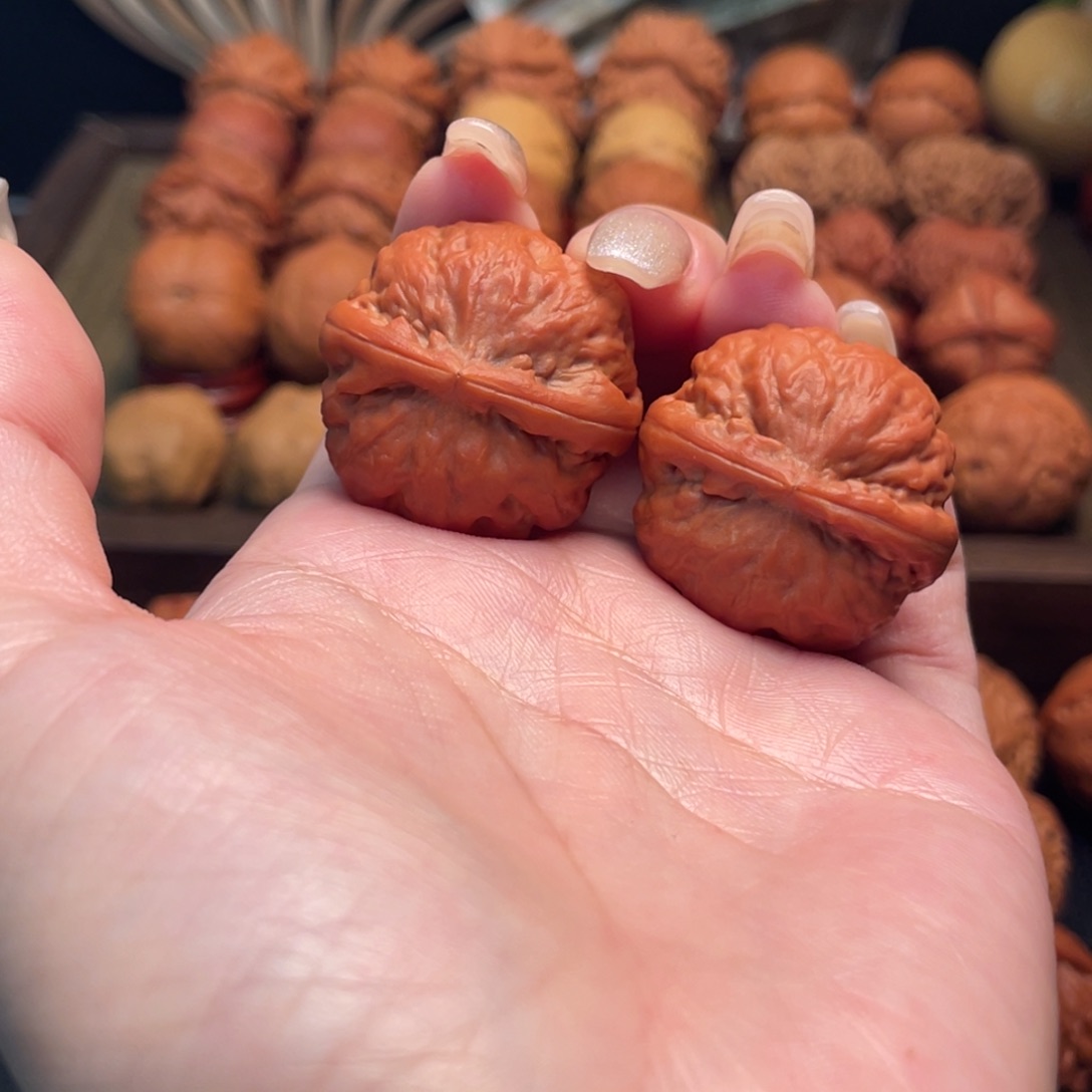 把件文玩核桃玉石方樽