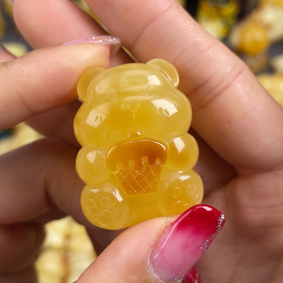 琥珀裸石未镶嵌蜜蜡