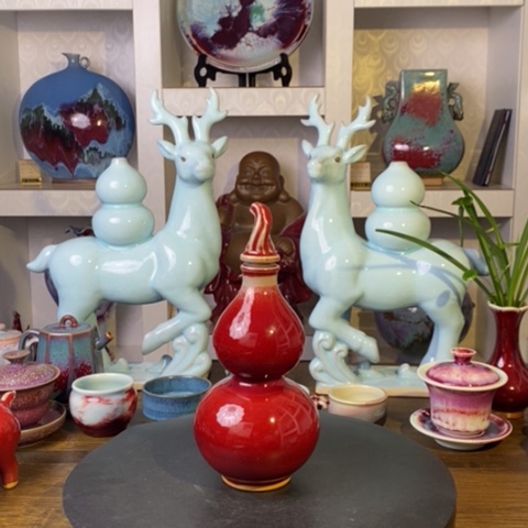 瓷片禹州神后钧瓷原产地~