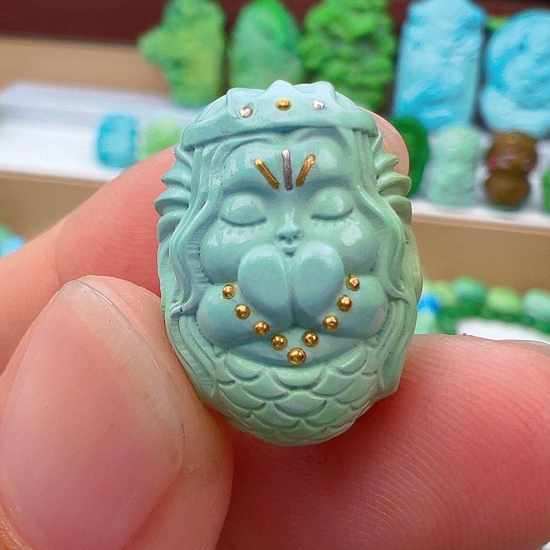 未镶嵌绿松石项链