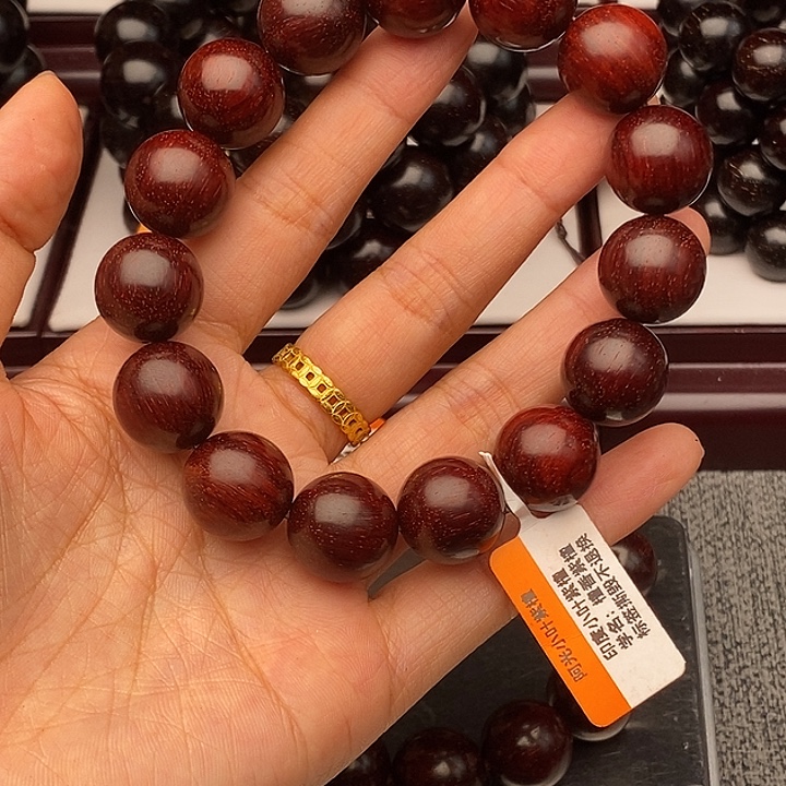 手串/手链小叶紫檀1.5原汁原味高油密老料