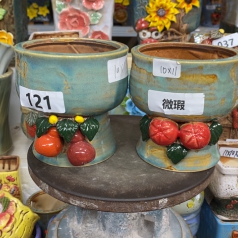 【闪购商品】红陶粗陶材质多肉花盆