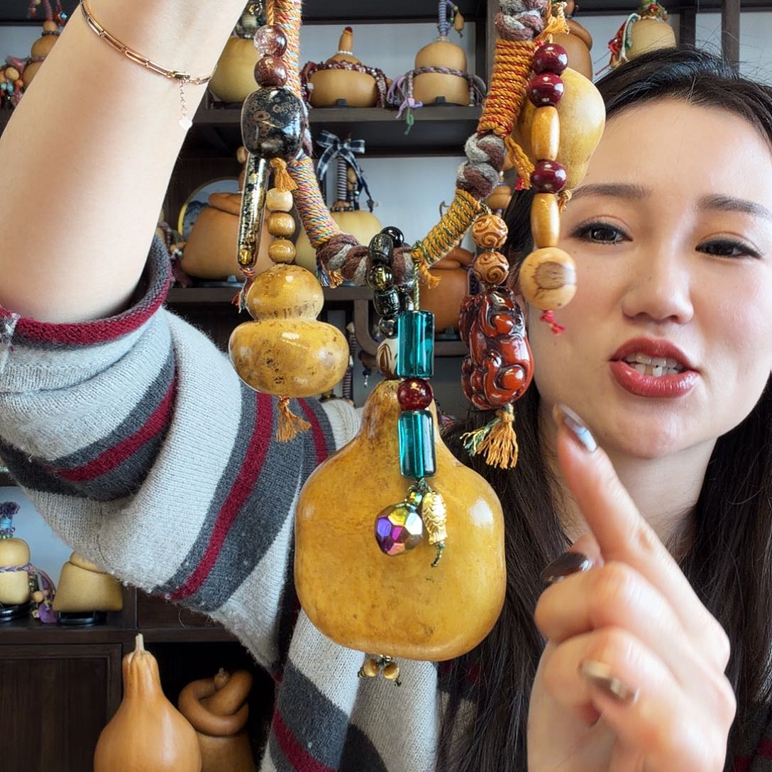 *****花皮夹扁挂件葫芦