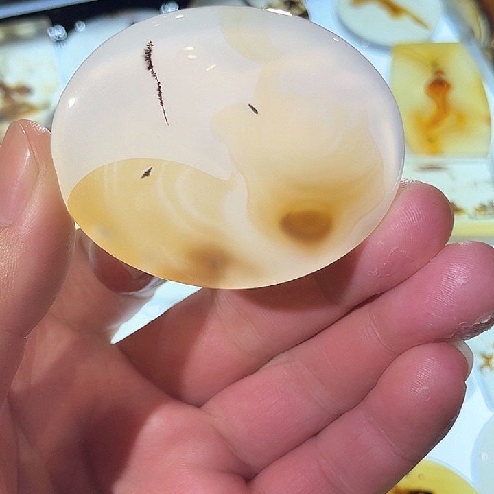 玛瑙/玉髓未镶嵌吊坠(不含链)