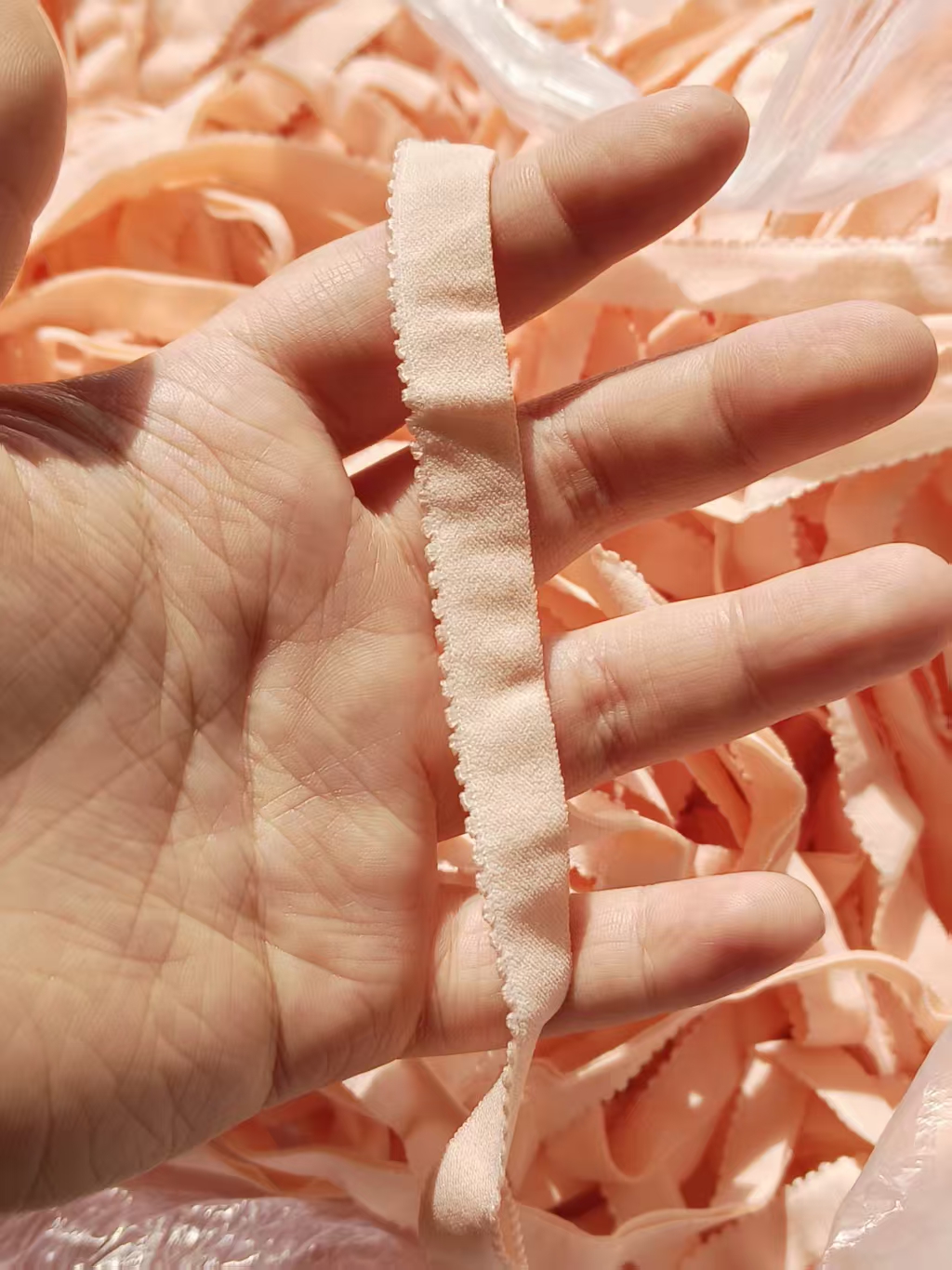 2厘米彩色弹力包边条   花边款