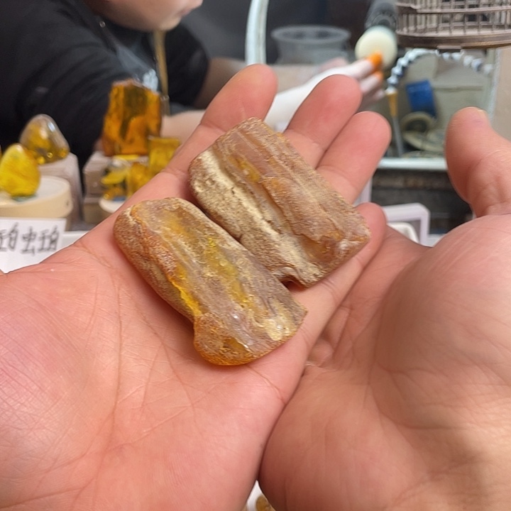 也***也定制琥珀未镶嵌天然琥珀蜜蜡