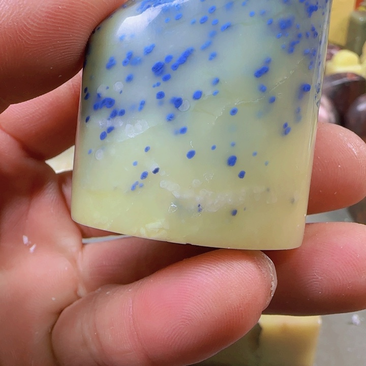 青田石青田封门蓝星随形章