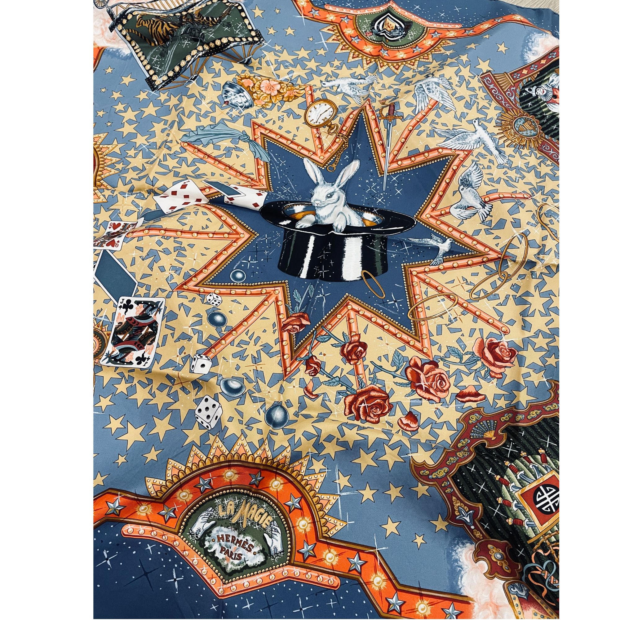 未使用 Hermes/爱马仕 双双臻选/aa00336/爱马仕丝巾（魔术兔