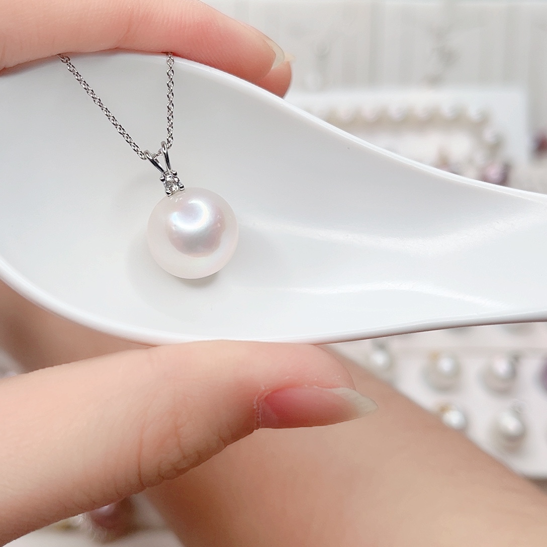 淡水珍珠吊坠(赠链)合金