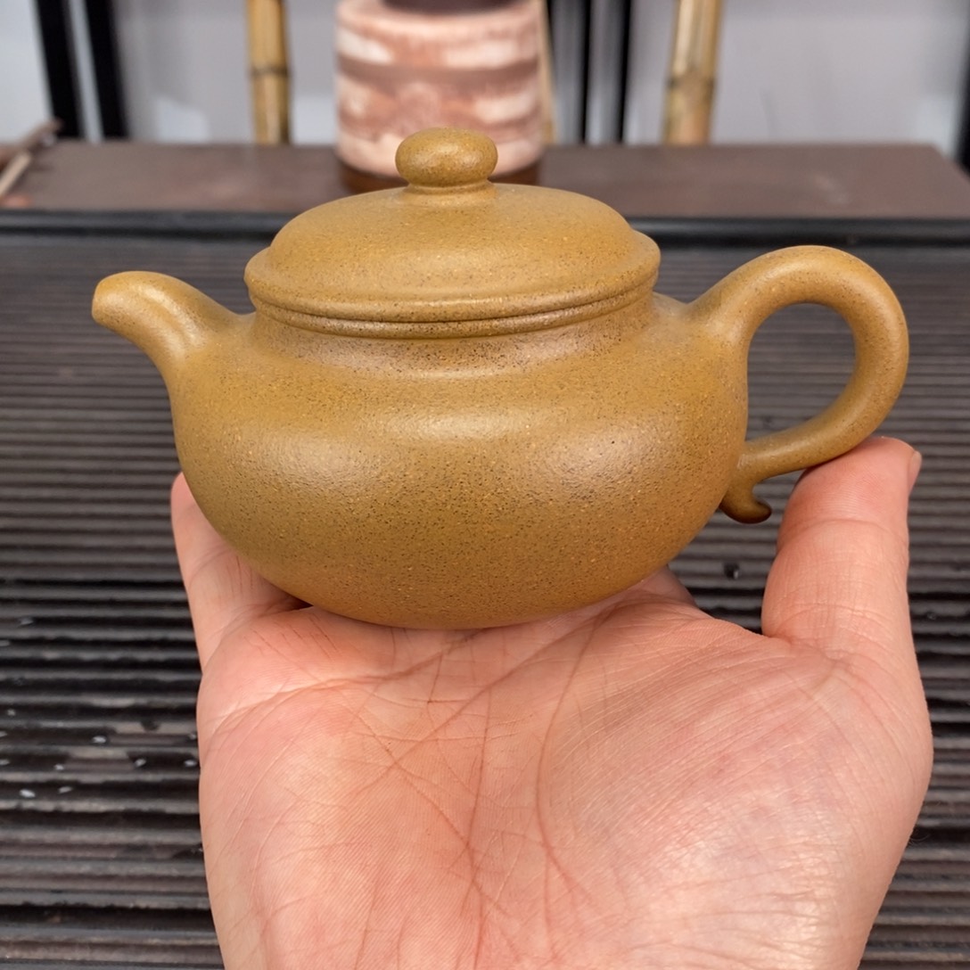 紫砂茶壶手磨清段仿古容量200毫升