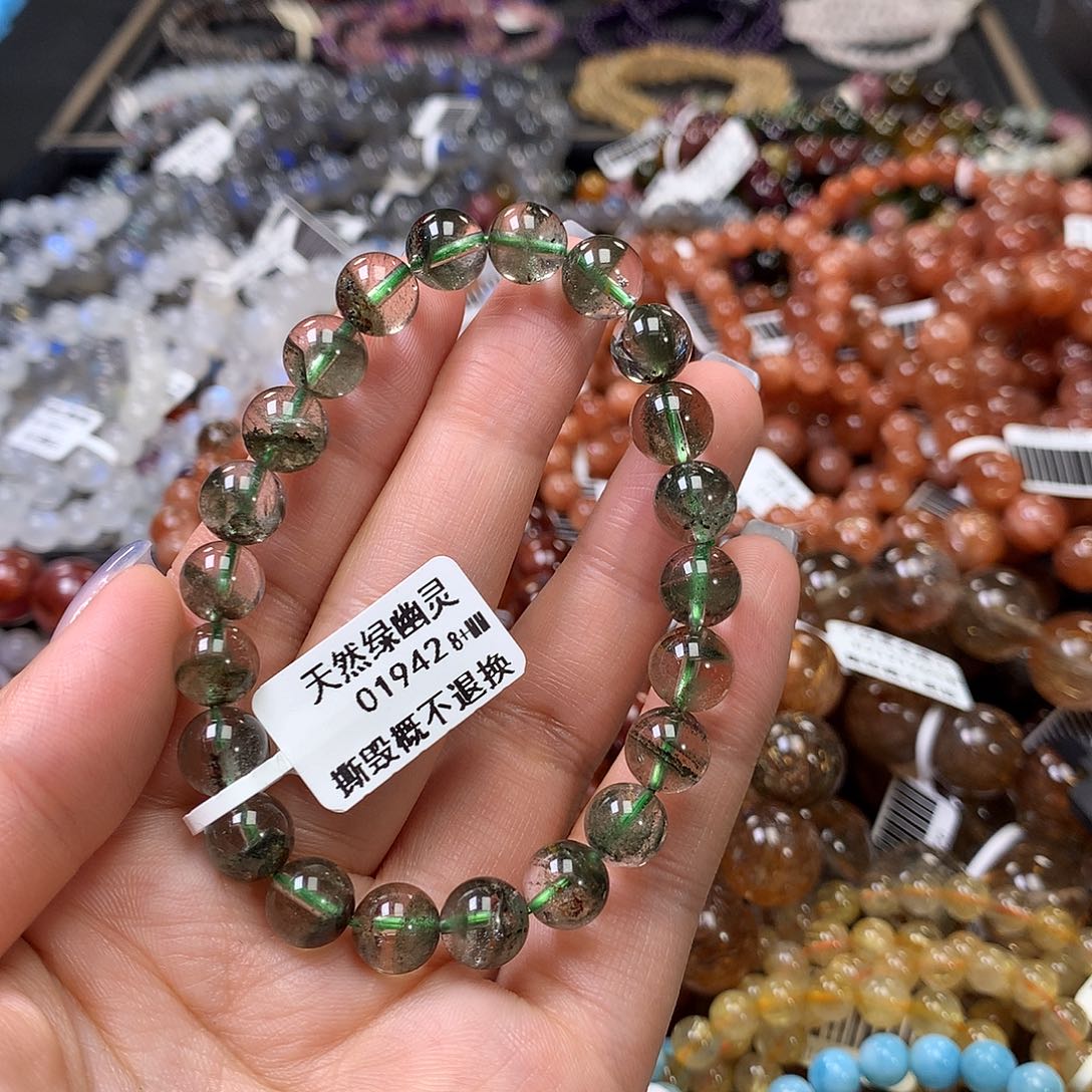 水晶手链未镶嵌，