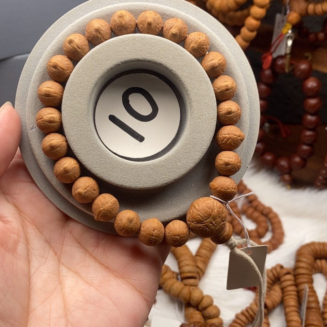 大***洋手串凤眼菩提实心籽尖尖11尺22颗