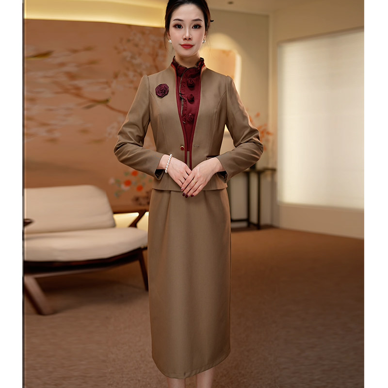 JG-25064 新款2025年春季精致优雅两件套连衣裙时尚显瘦 M-4XL